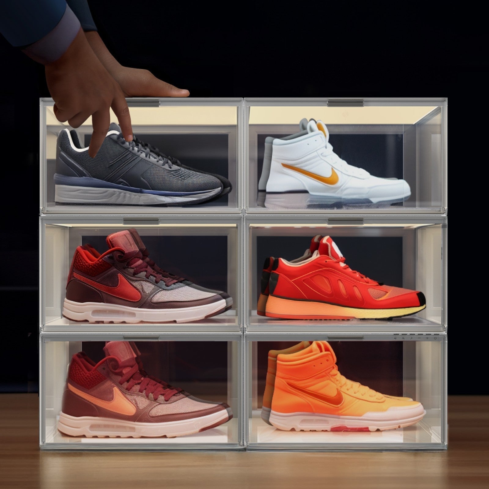 EXPO Smart LED Display Case Smarter Kit (8 Pack)