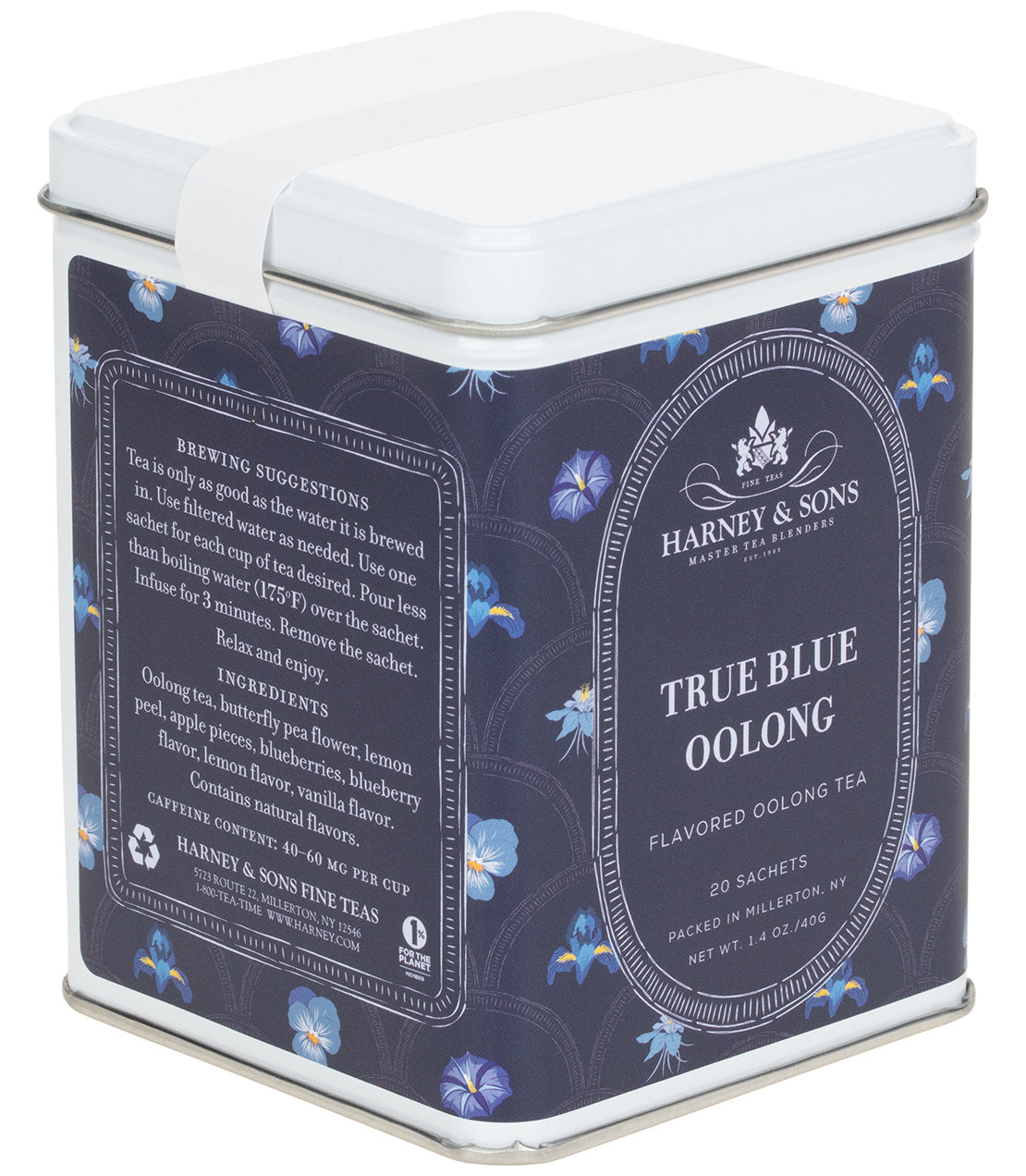 True Blue Oolong, Tin of 20 Sachets