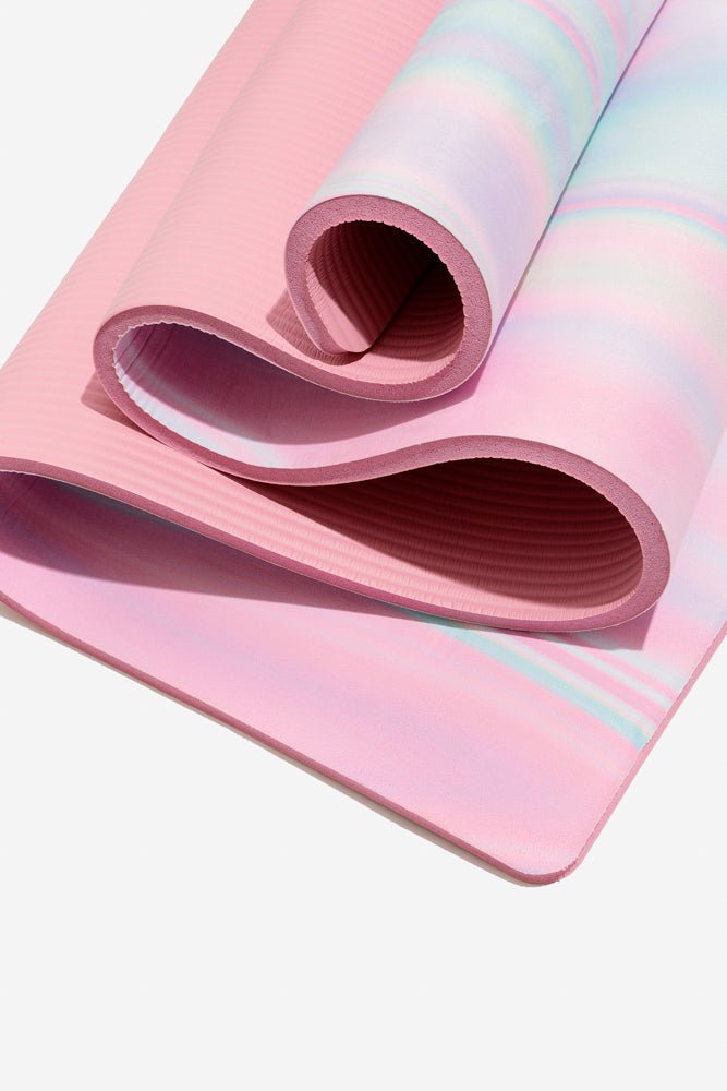 CloudCushion Vegan Suede Yoga Mat - Prismatic 0.5” Thick