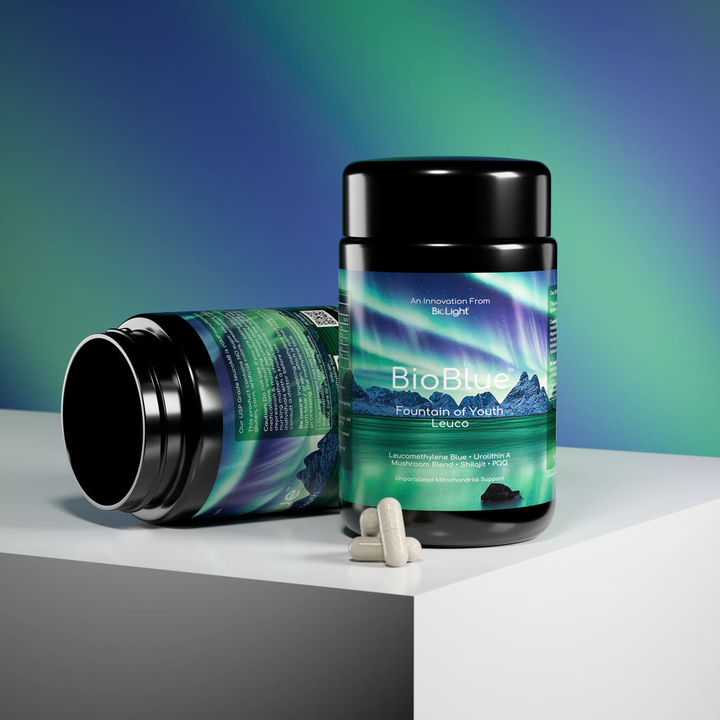 BioBlue Fountain of Youth Leuco Supplement | Advanced Mitochondrial Support & Energy Boosting Formula