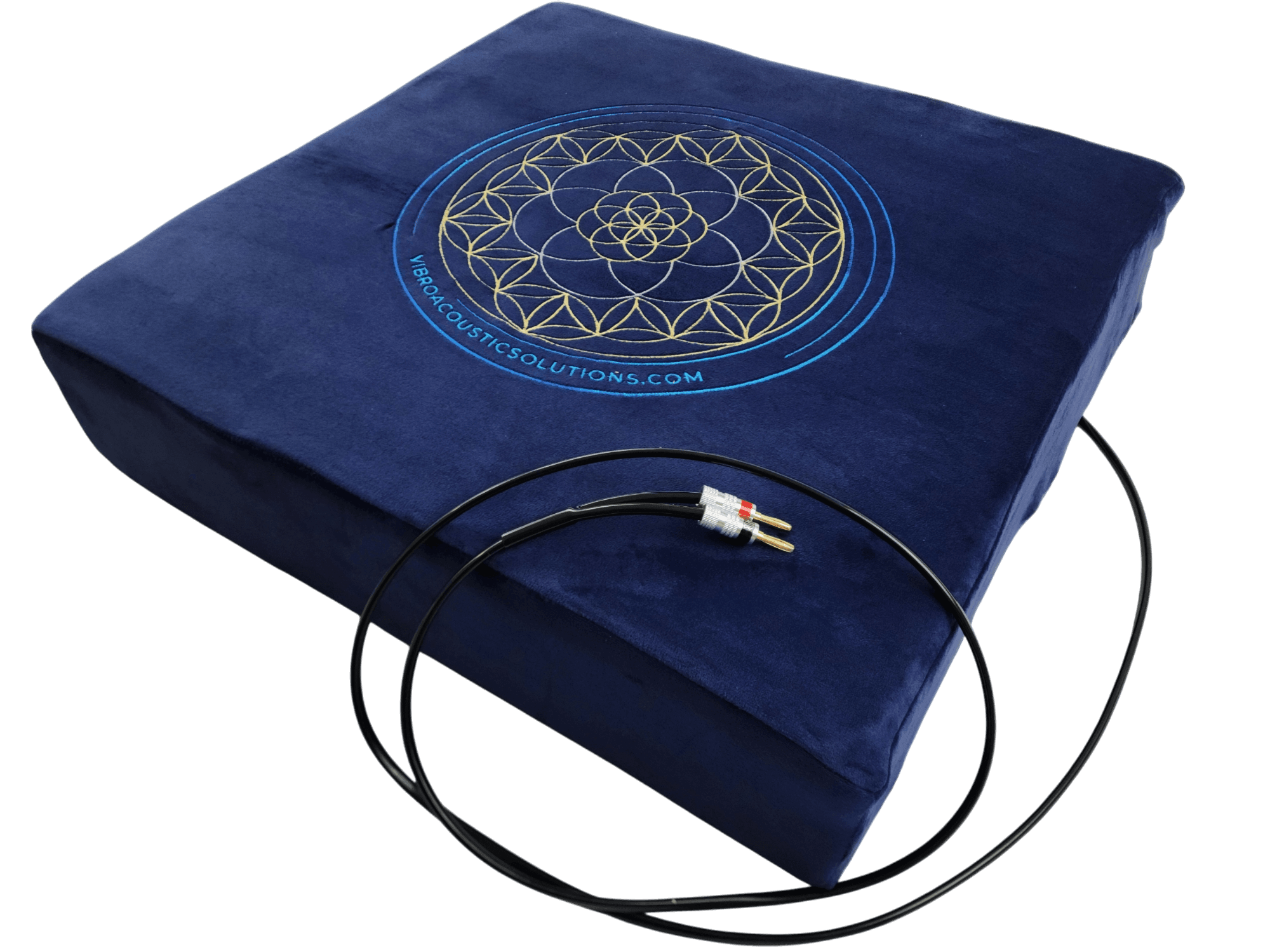 Vibroacoustic Therapy Meditation Cushion bundle with custom amplifier