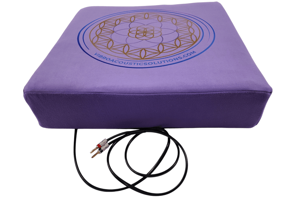 Vibroacoustic Therapy Meditation Cushion bundle with custom amplifier