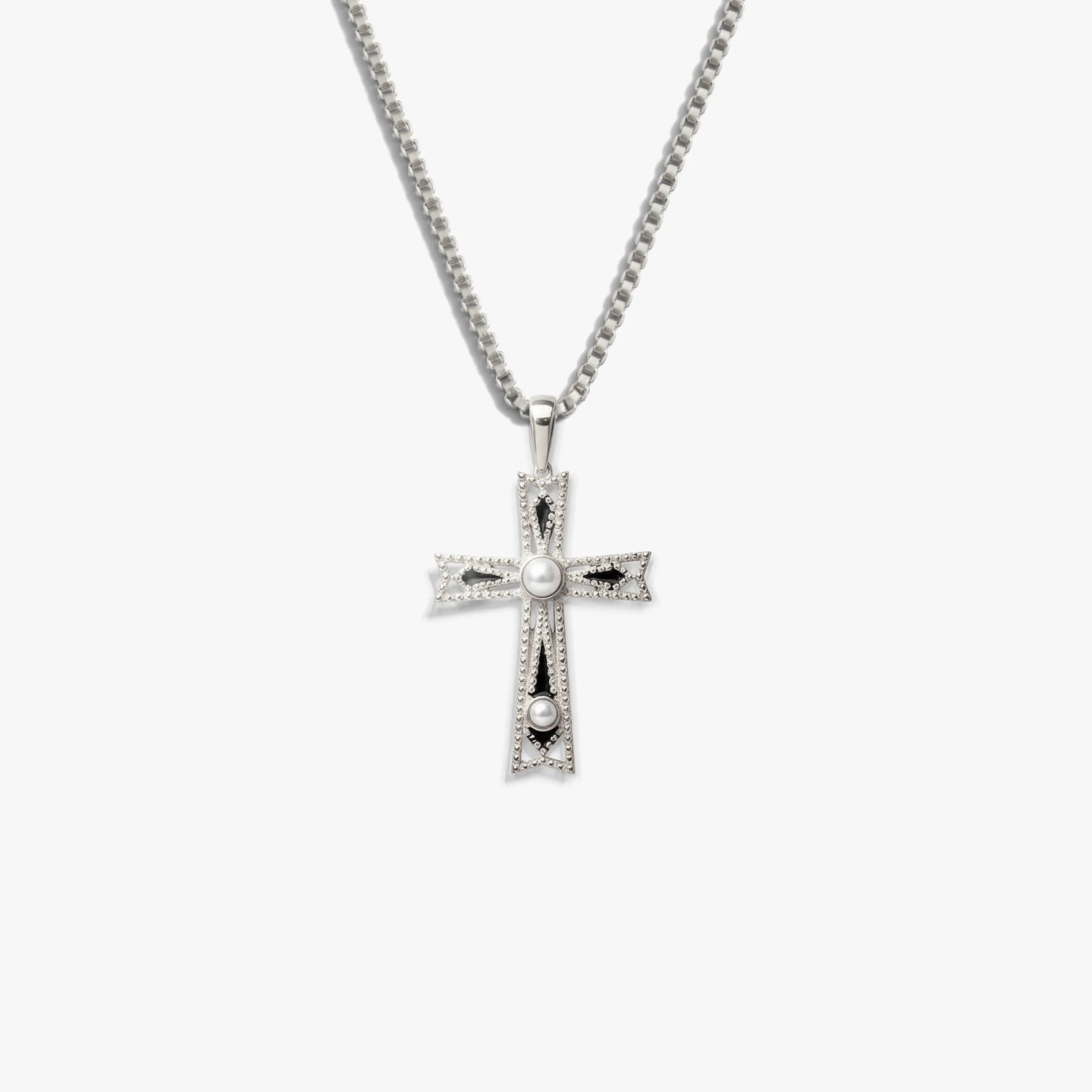 Enamel Cross Necklace
