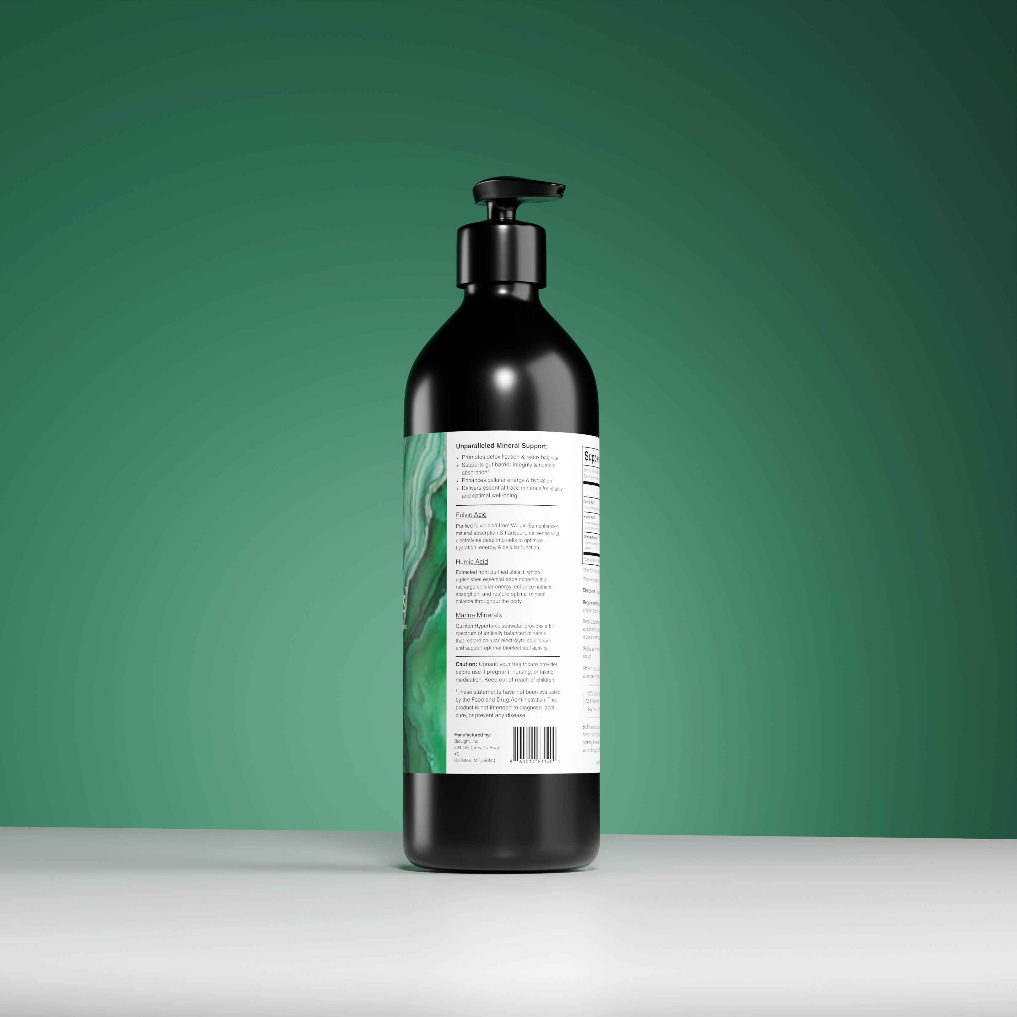 BioMinerals | Advanced Fulvic, Humic & Marine Mineral Complex for Mitochondrial & Gut Optimization | Redox & Detox Support | Dietary Supplement