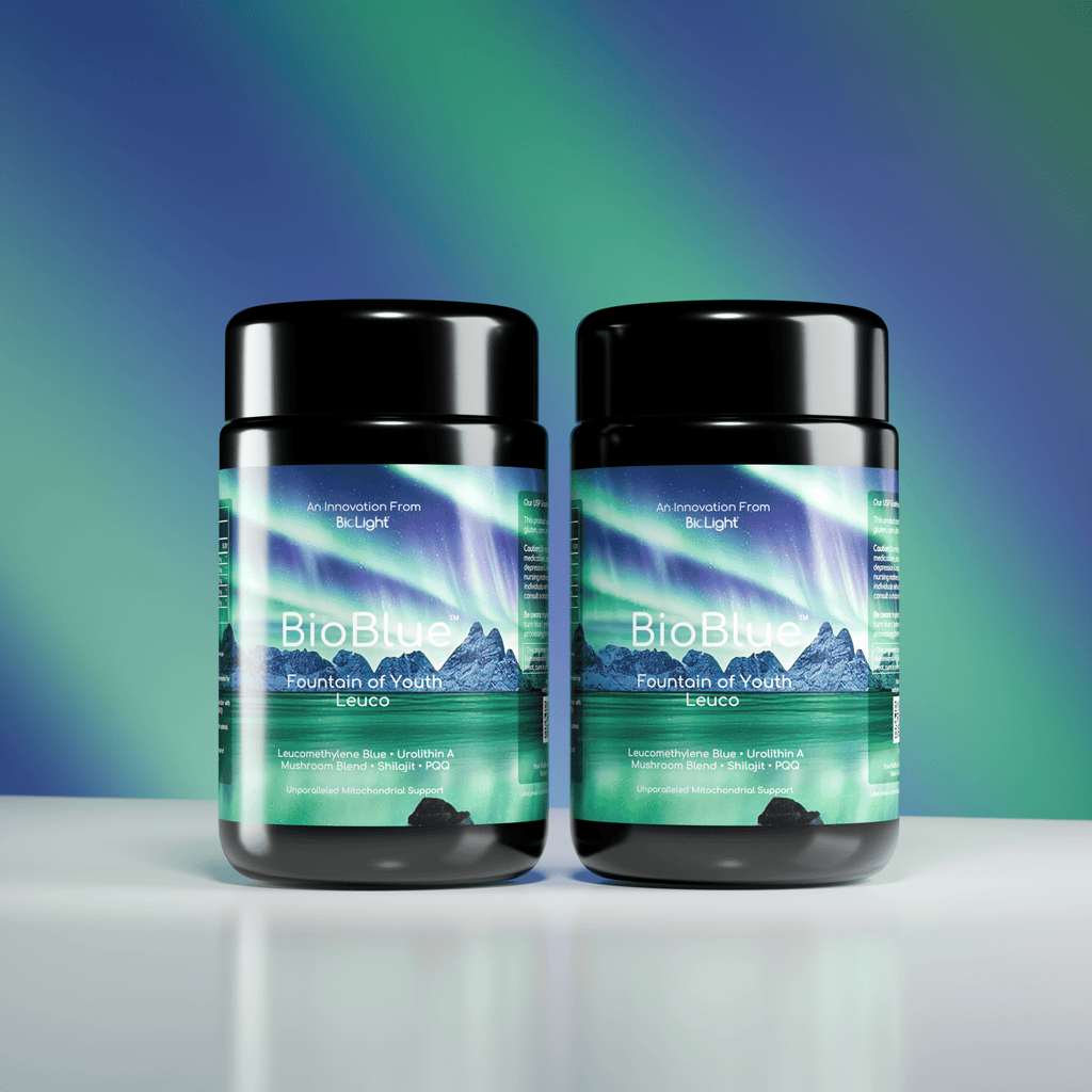 BioBlue Fountain of Youth Leuco Supplement | Advanced Mitochondrial Support & Energy Boosting Formula