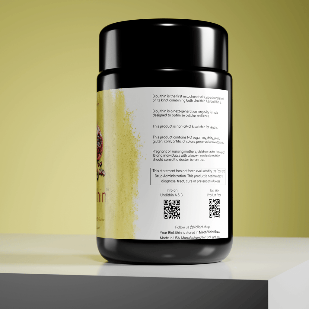 BioLithin: Urolithin A & B with Taurine for Optimal Mitochondrial Energy & Longevity Support