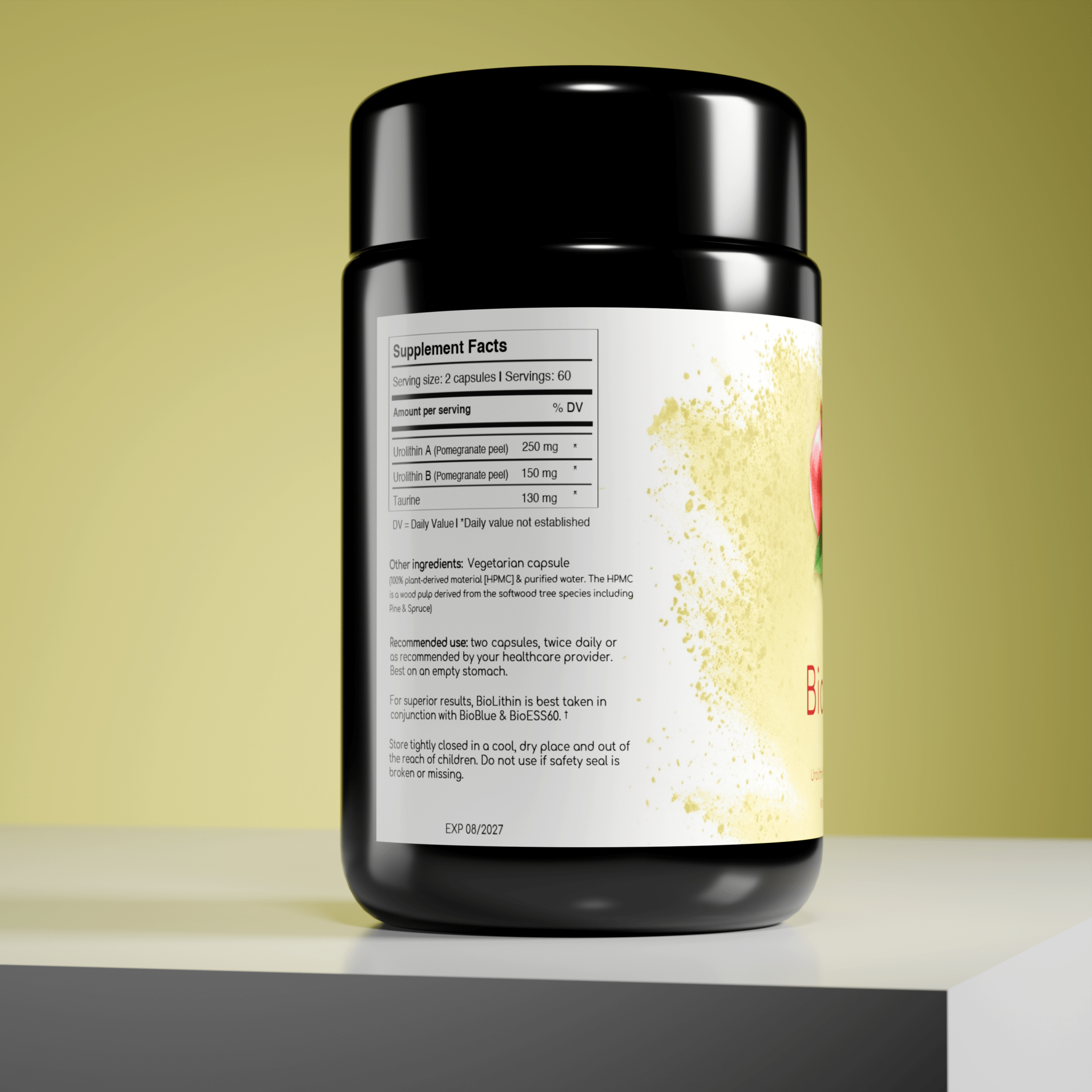 BioLithin: Urolithin A & B with Taurine for Optimal Mitochondrial Energy & Longevity Support