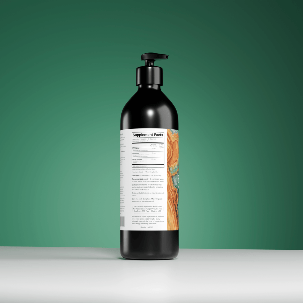 BioMinerals | Advanced Fulvic, Humic & Marine Mineral Complex for Mitochondrial & Gut Optimization | Redox & Detox Support | Dietary Supplement