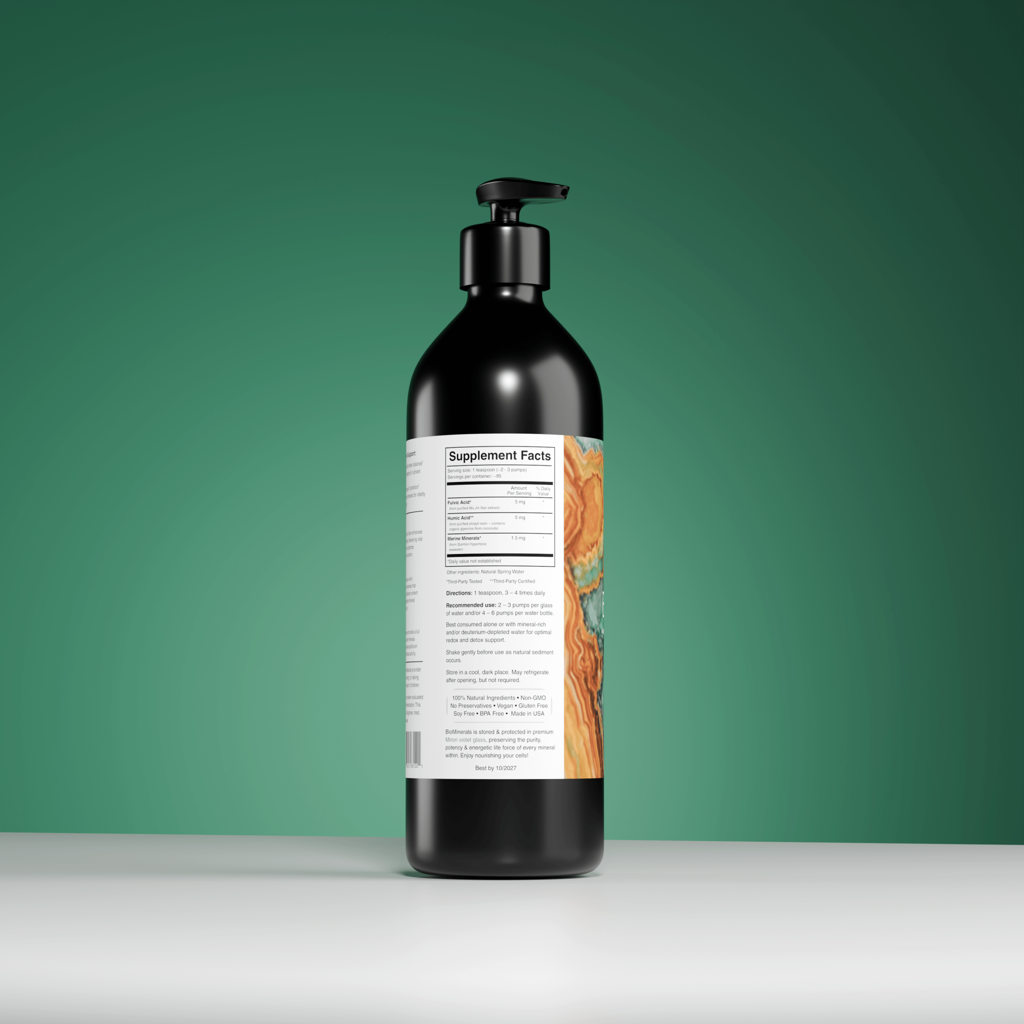 BioMinerals | Advanced Fulvic, Humic & Marine Mineral Complex for Mitochondrial & Gut Optimization | Redox & Detox Support | Dietary Supplement