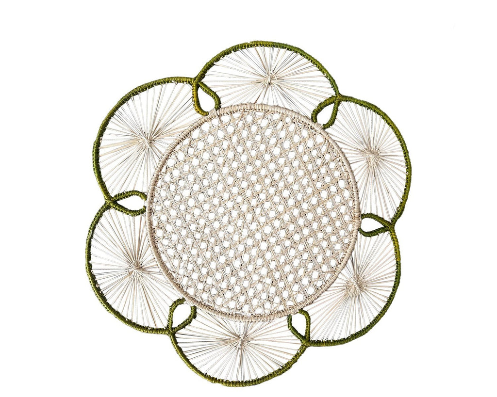 Flora Iraca Charger (Verde)