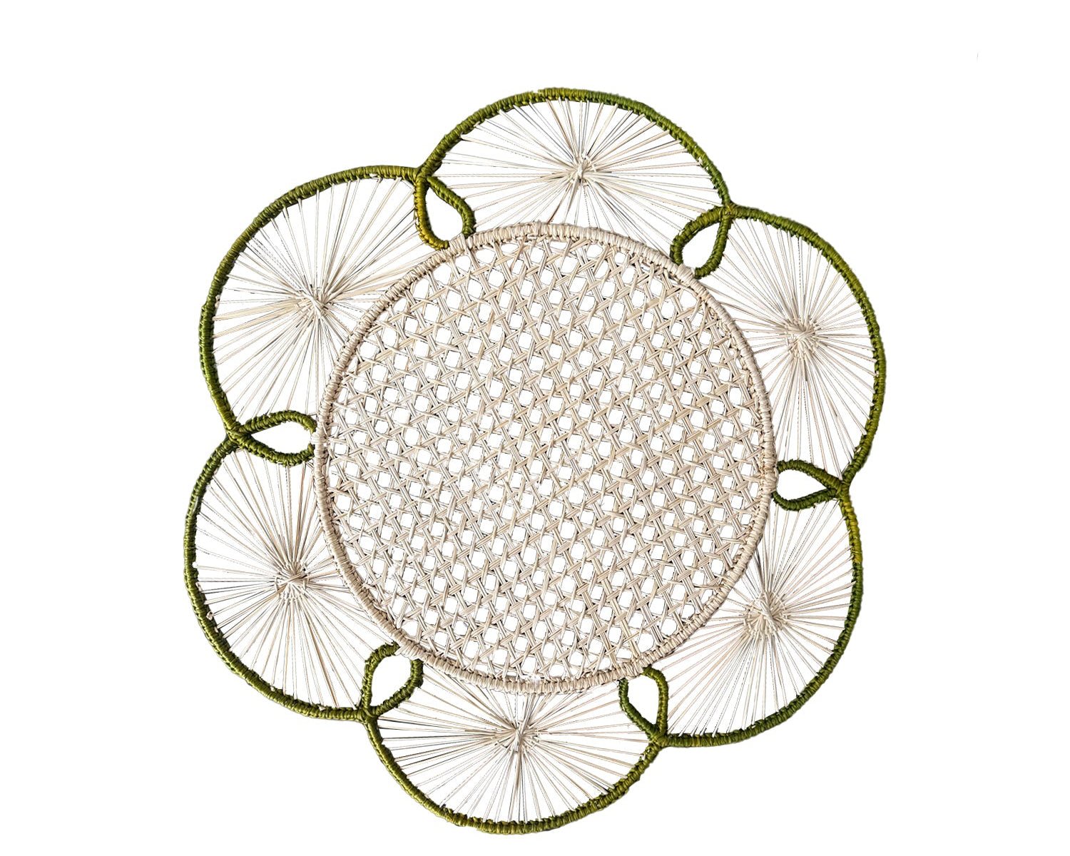 Flora Iraca Charger (Verde)