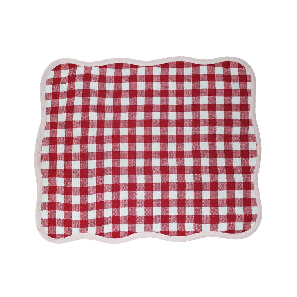 Il Giardino Reversible Placemat (Rosso/Rosa)