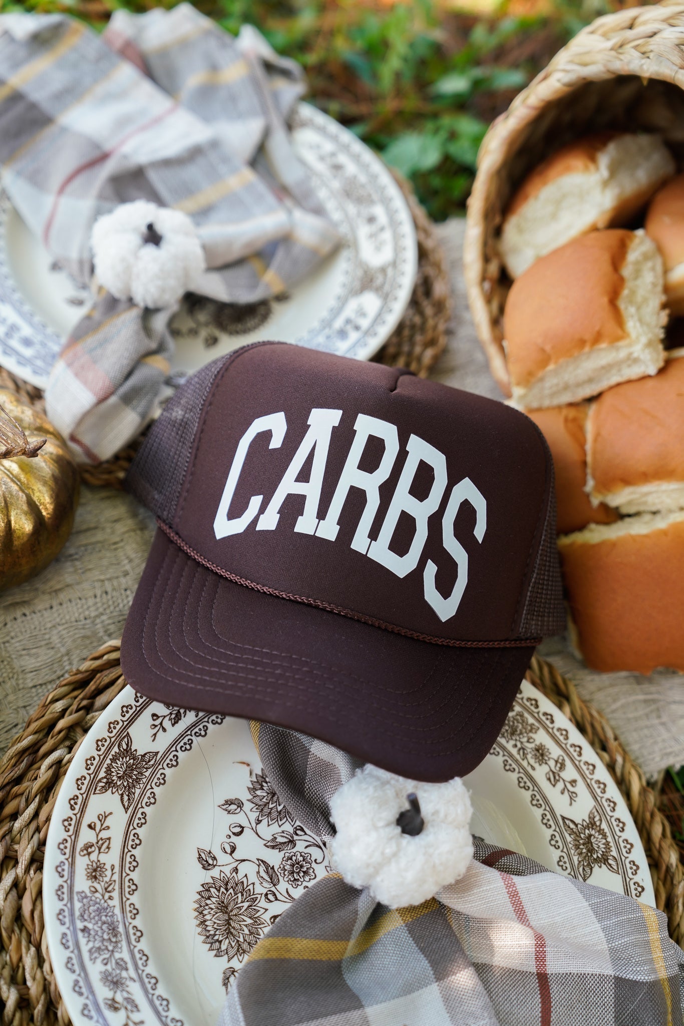 Carbs - Brown Foam Trucker Hat
