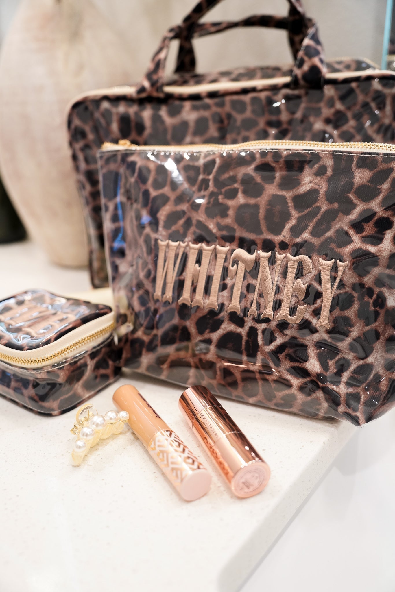 Leopard - Clear Coat Bag For Embroidery - PREORDER