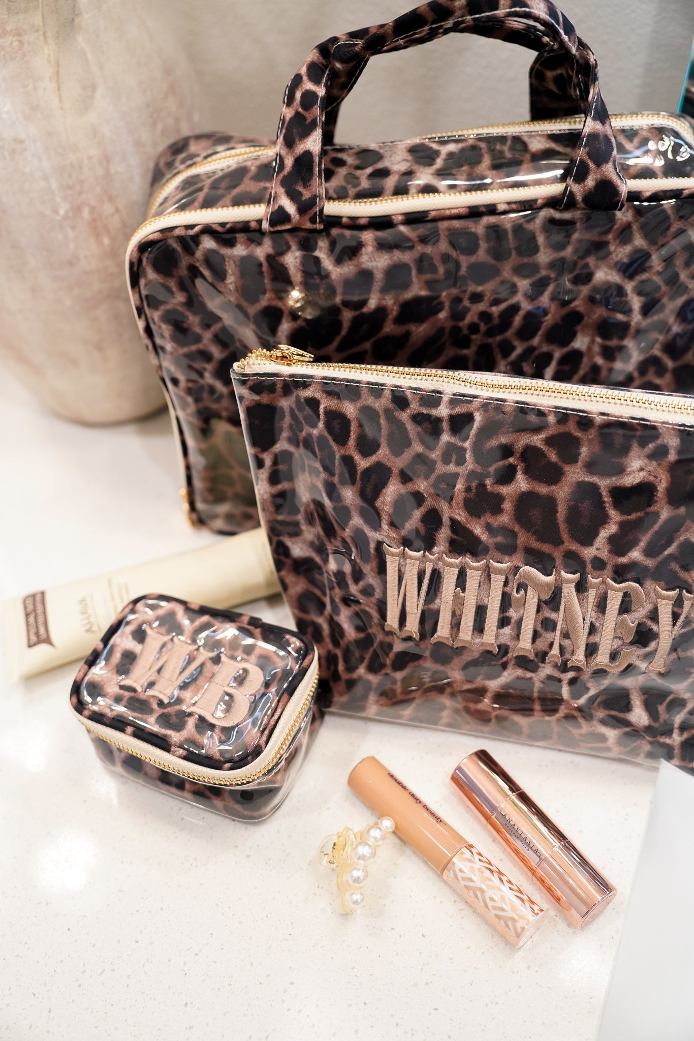 Leopard - Clear Coat Bag For Embroidery - PREORDER