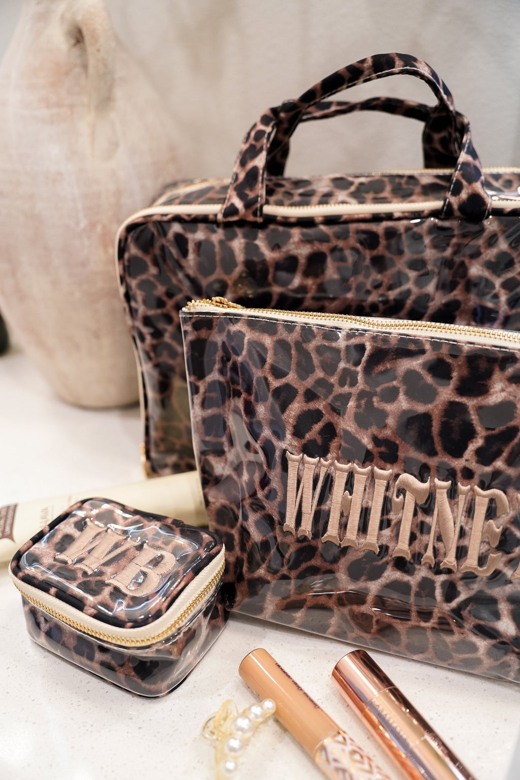 Leopard - Clear Coat Bag For Embroidery - PREORDER