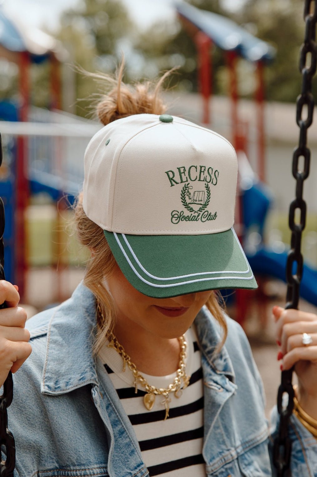 Recess Social Club - Green Vintage Trucker Hat