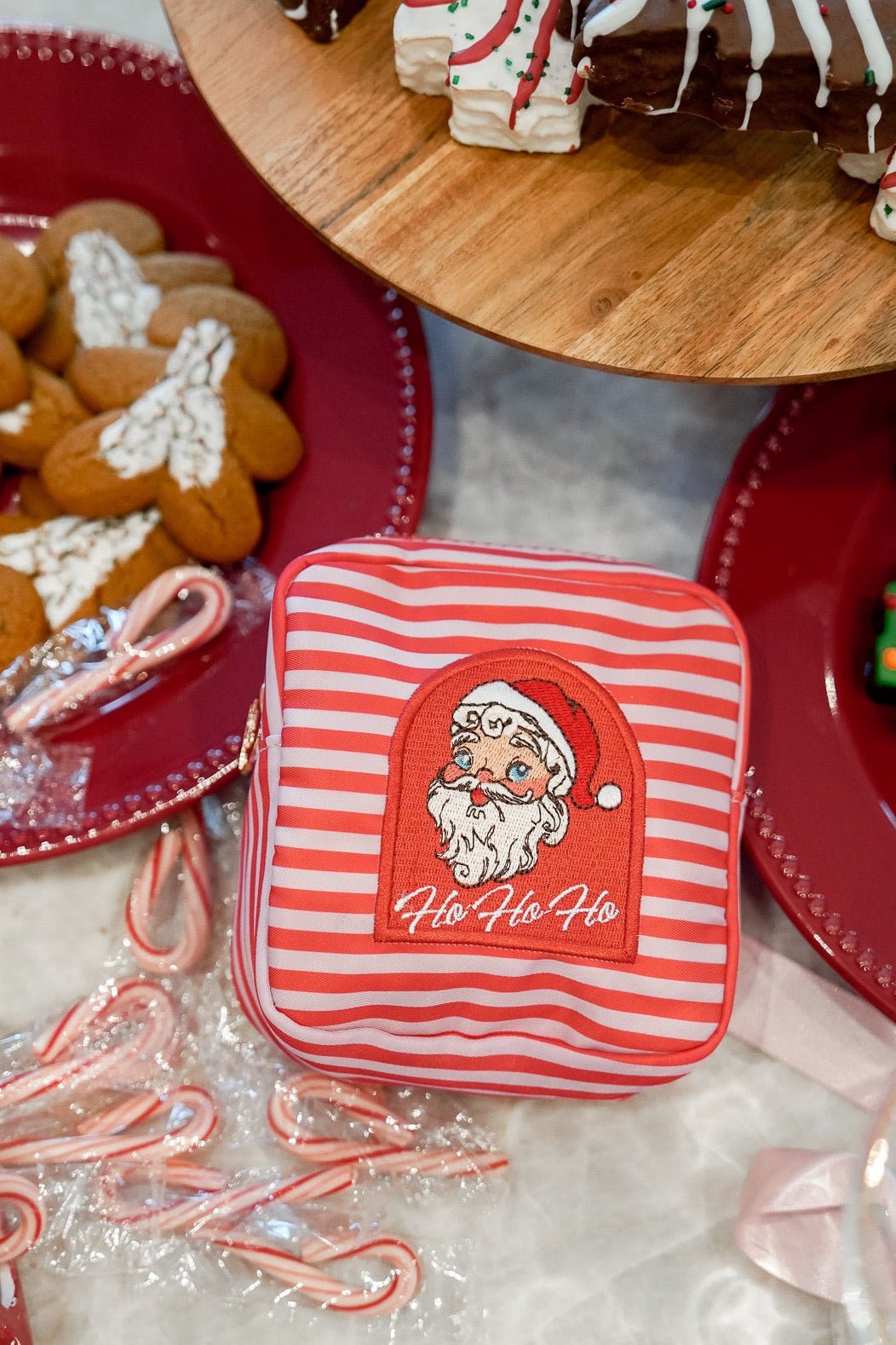 Santa Patch - Red Stripe Mini