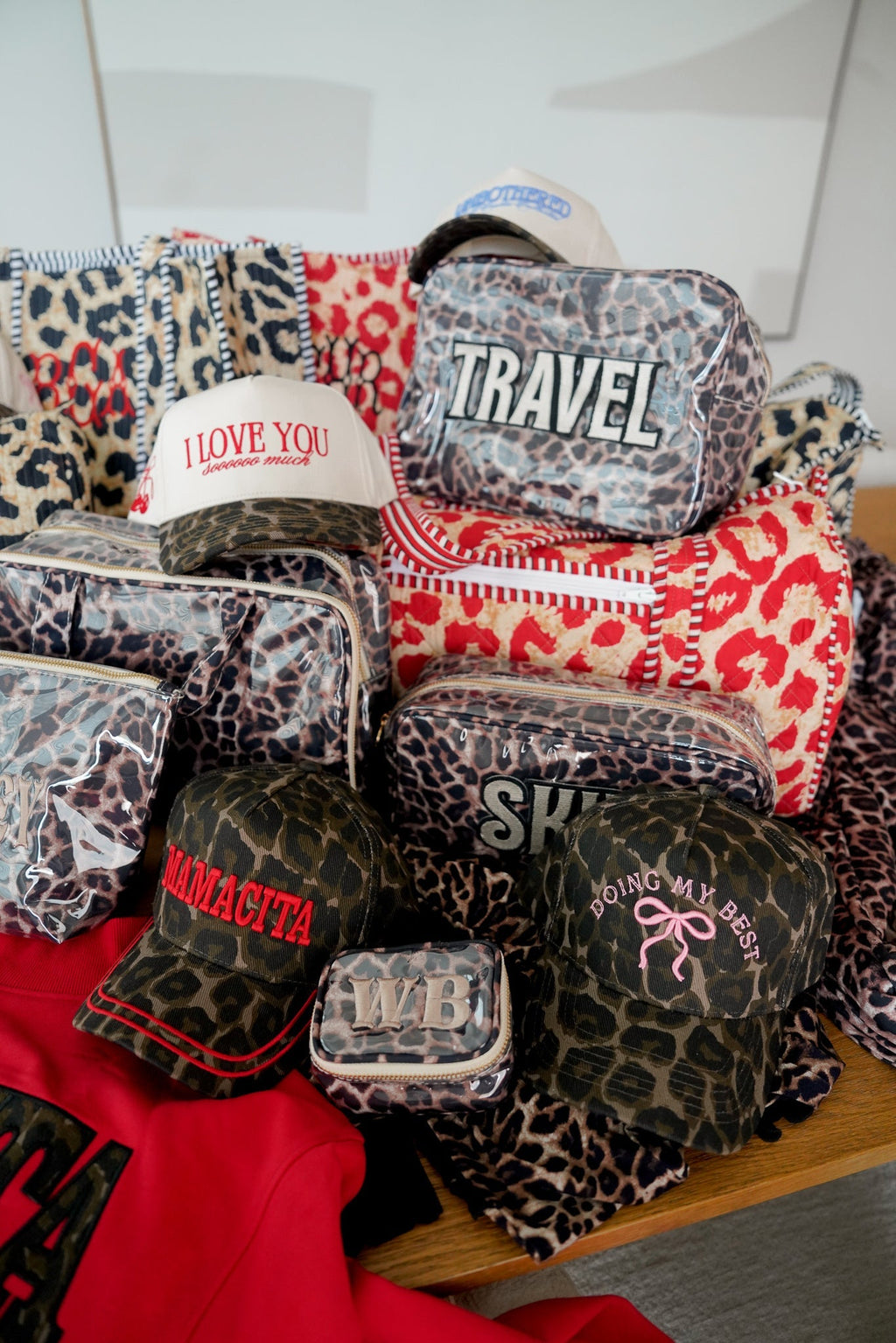 Skin - Leopard Clear Coat Large Bag