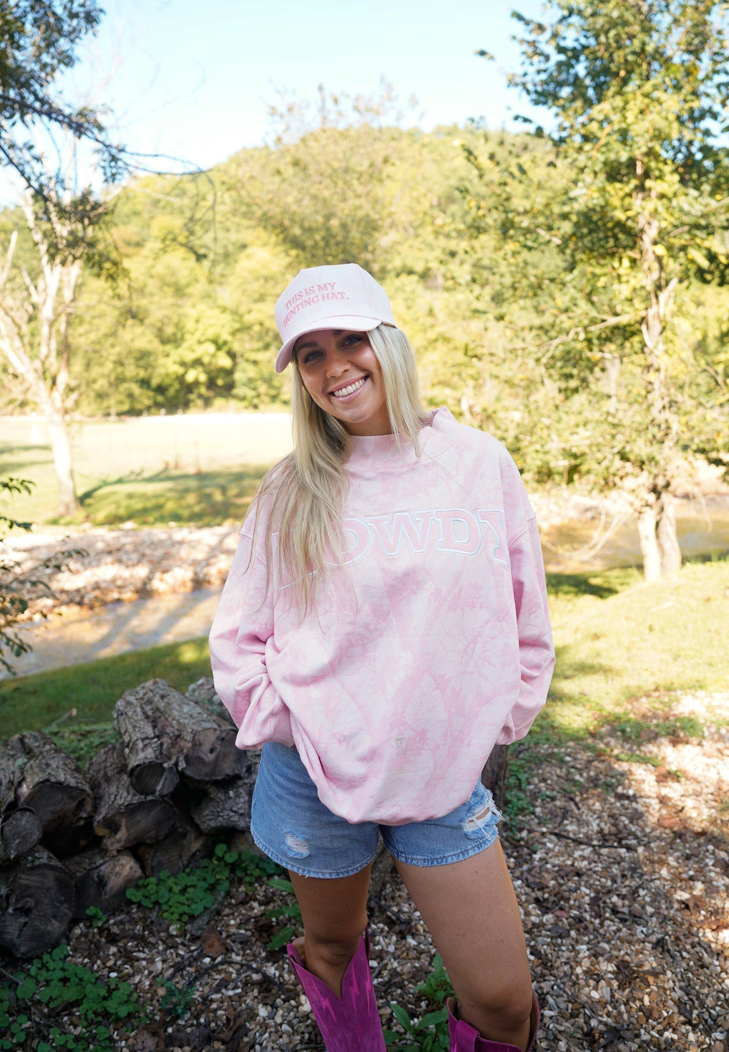 This is my Hunting Hat. - Camo Trucker Hat