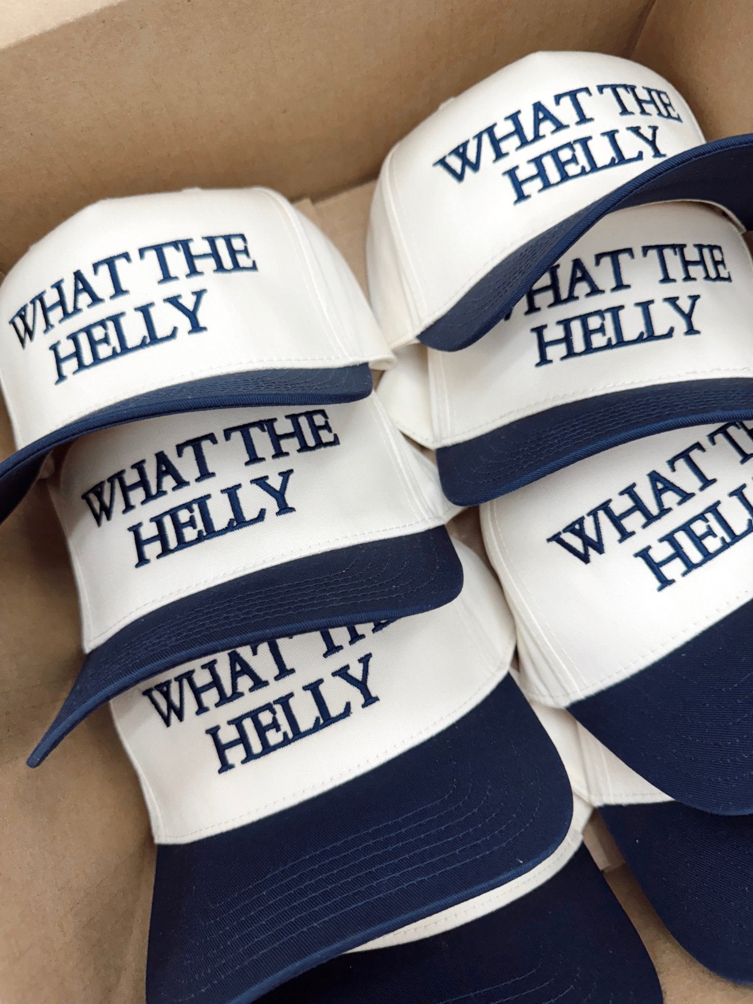 What the Helly - Navy Vintage Trucker Hat