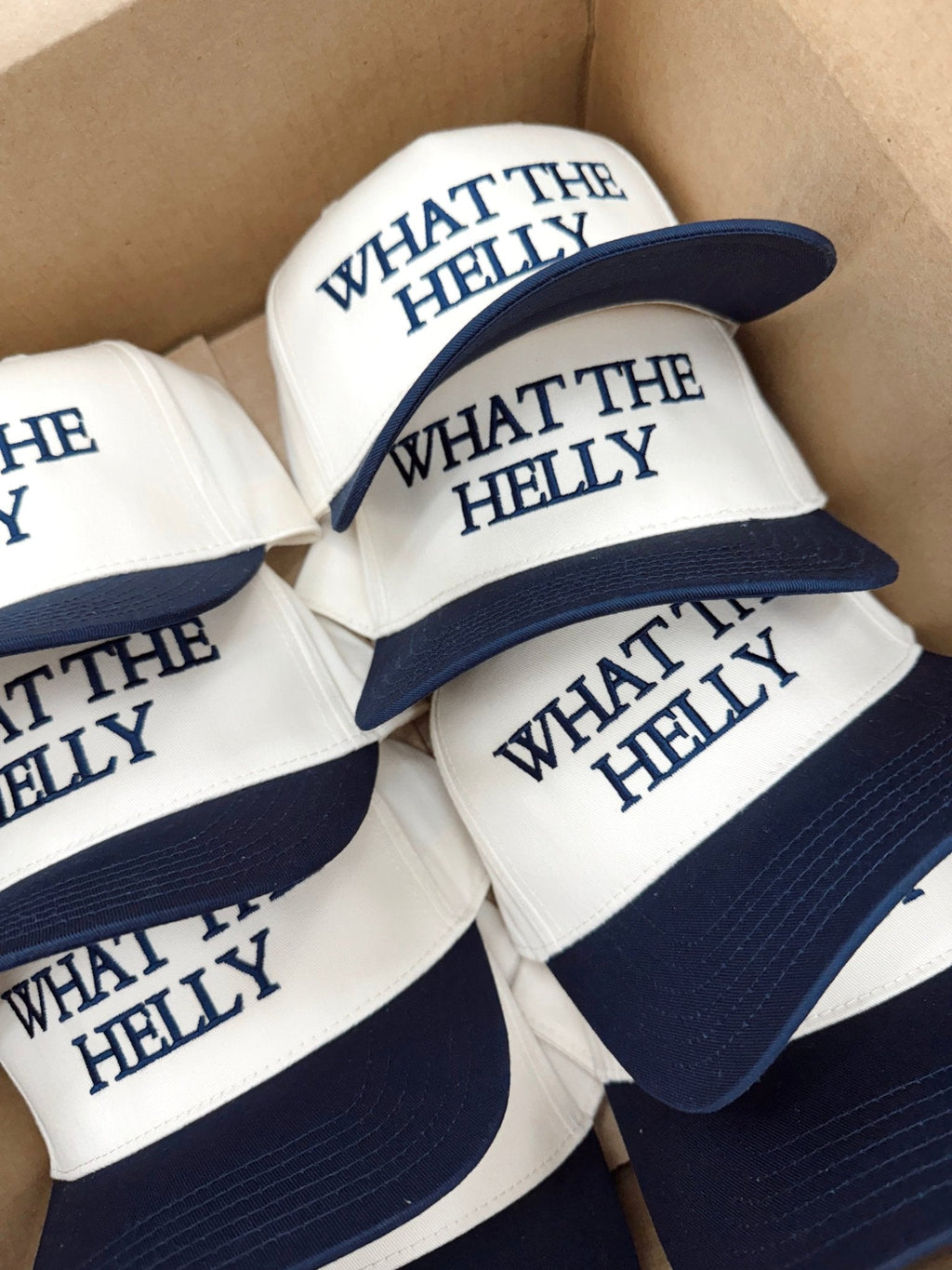 What the Helly - Navy Vintage Trucker Hat