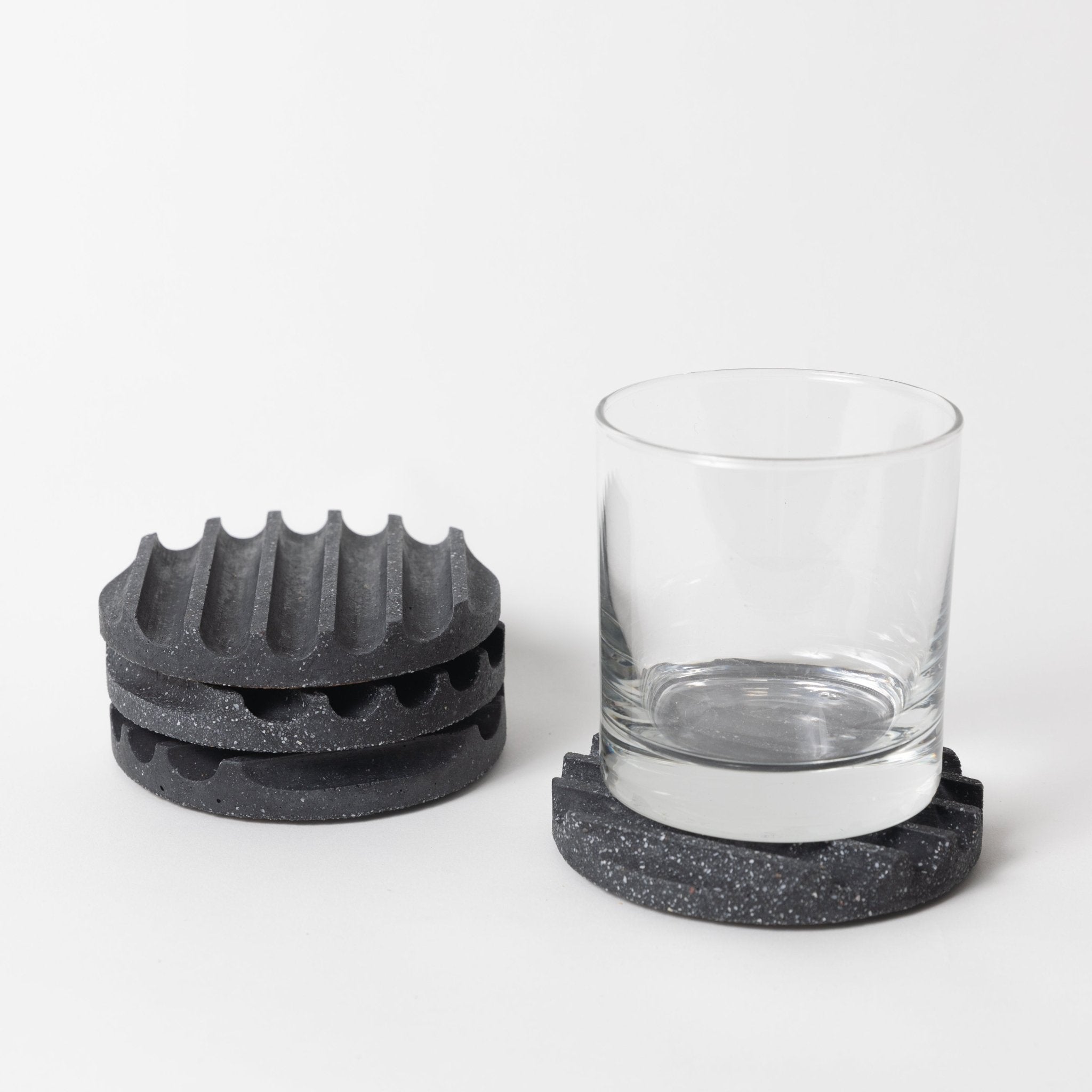 Coaster Set | Black Terrazzo