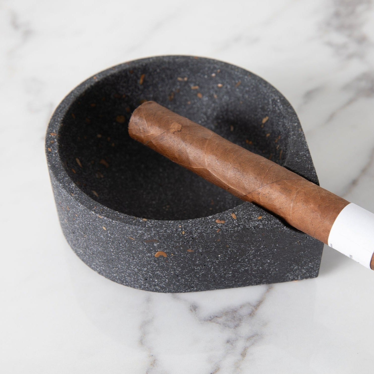 Cigar Ashtray | Black Terrazzo
